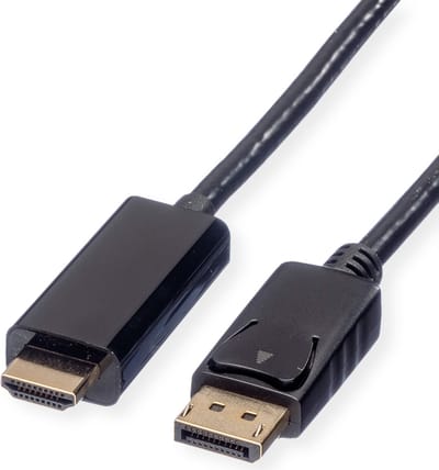 ROLINE DisplayPort Kabel DP - UHDTV, M/M, zwart, 1 m