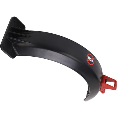 Scooter Spatbord Achterspatbord met Haak Reflecterende Strip Plastic Scooter Accessoire voor GOTRAX GXL V2 Regenachtige Dag black