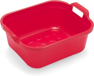 Spoelbak met handgrepen - Afwasbak Vaatwasbak - Afwassen van vaat - Met handige handgrepen