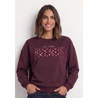 Shirt met lange mouwen en Wording Artwork