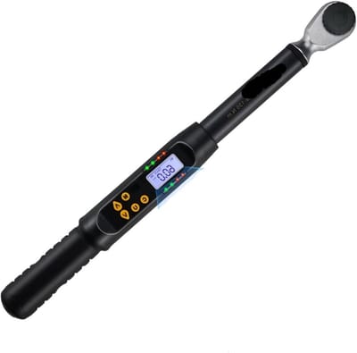 Digitale Momentsleutel - Precisie Sleutel - Nauwkeurig Aandraaien - LED en Geluidsalarm - 3-60 Nm - Zilver
