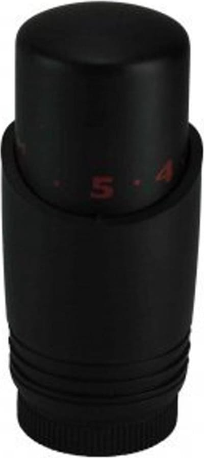 Riko luxe thermostaatknop M-30 mat zwart