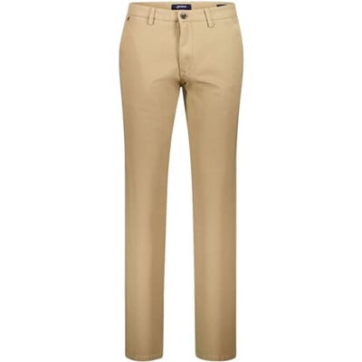 Gardeur Broek Benito Comfort Stretch Soft Touch Basketweave Texture Zand / male
