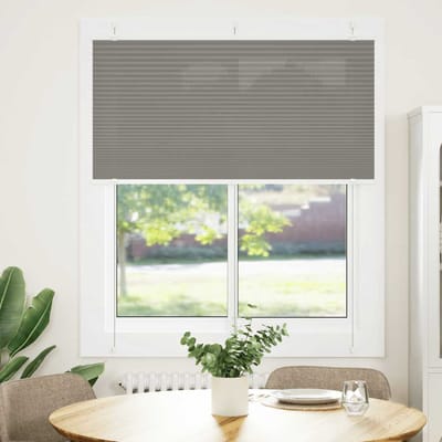 vidaXL - Plissé - rolgordijn - 120x150 - cm - stofbreedte - 119,4 - cm - antraciet