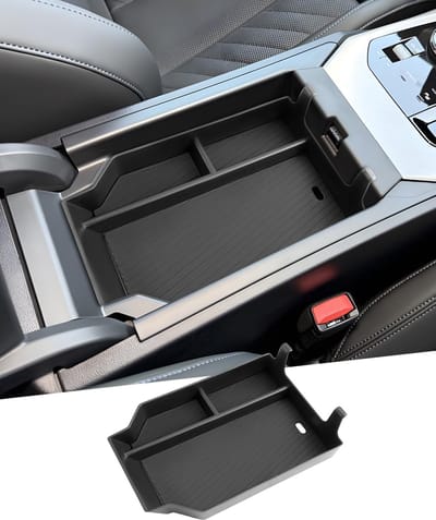 Compatibel met X3 G45 2025 2026 Middenconsole Opbergdoos, X3 G45 Armleuning Organizer Tray Middenarmsteun Handschoenenkastje, X3 2025 Accessoires Opbergbox (Zwart)