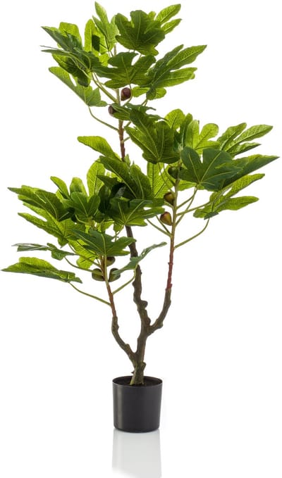 Emerald - Kunstboom Vijgenboom 95cm - Kunstplant voor binnen