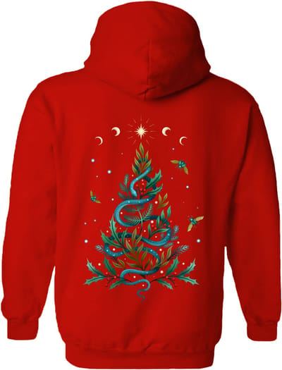 Slang Serpentine Christmas The Coloured House Hoodie M