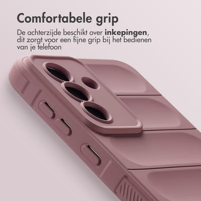 imoshion Hoesje - Geschikt voor Samsung Galaxy A36 / A56 (5G) - EasyGrip Backcover - Paars