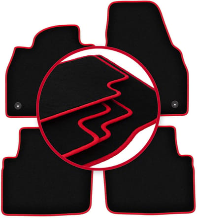 CARLUX-RED automatten voor: Skoda Kamiq crossover (2019-)