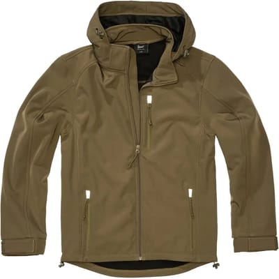 Brandit - Softshell Hurricane Jacket - M - Olijfgroen