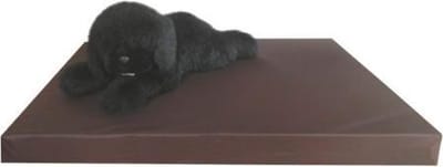 Topmast Kussen Hondenkussen Hondenmatras Orthopedisch leatherlook 55 x 80 x 10 cm - Bruin