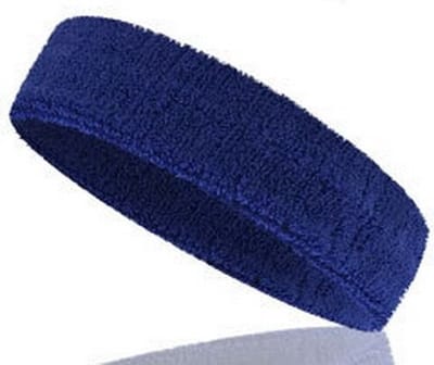 Hoofdband tegen Zweet – Zweetband voor Sporten – Donker Blauw
