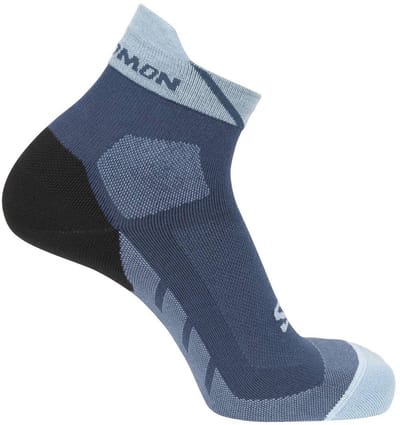Salomon - Speedcross Ankle Socks | Enkelsokken | Maat S / 36-38 - Poseidon / Tourmaline