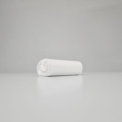 Witte Vuilniszakken 5 Liter | 100 Zakken | Gerecycled LDPE | 13 My | 36x44 cm - Kleine Vuilniszakjes, Afvalzakken 5 Liter