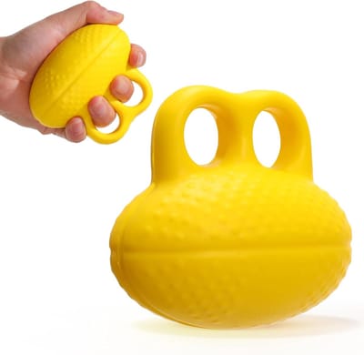 Handtrainers - Handversterkende Ball - Siliconen Knijpbal voor Handtherapie - Vingertrainer en Handtrainer Bal - Stressbal voor Revalidatie en Krachttraining - Duurzame Anti-Stress Bal Vingerversterker