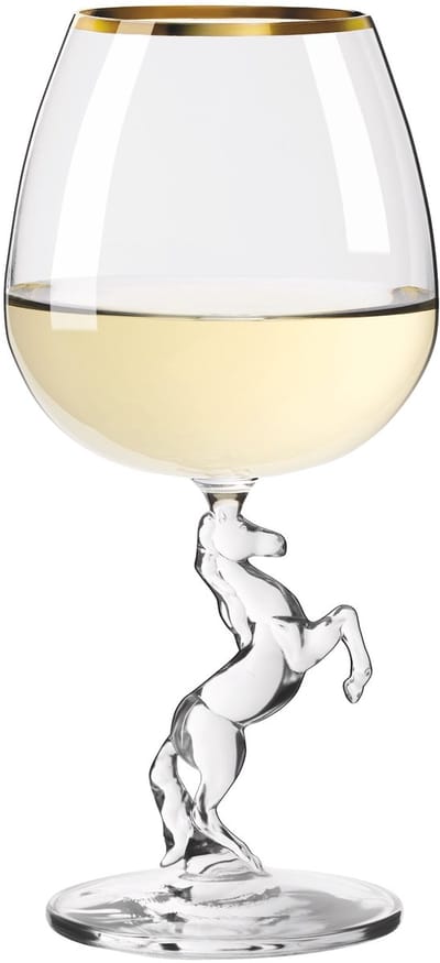 Ritzenhoff Cocktailglas - 3D Paardensteel met Gouden Rand - Kristalglas - 417 ml - Voor Gin-Tonic, Aperol Spritz, Wijn en Meer