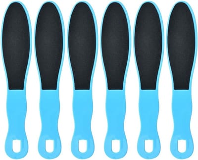 Effectieve Pedicure Voetvijl Set van 6 Stuks voor Verwijderen van Dode Huid en Eelt, Herbruikbare Voetverzorging Tool voor Zachte Voeten