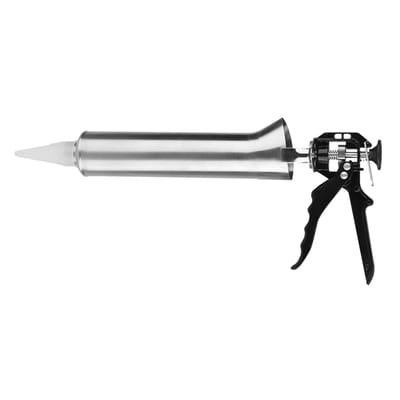Allecto - Mortel Applicator - Grouting Gun - Ideaal voor Cement en Baksteen - Roestvrij Staal - Betrouwbare Spuit - Voor Patio en Bestrating - Acce...