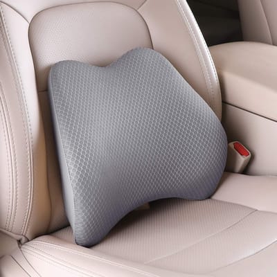 Lendensteunkussen van Traagschuim - Ergonomisch Ontwerp voor Rugondersteuning - Verlicht Rugpijn - Geschikt voor Thuis en Kantoor - Comfortabel Zitkussen voor Gezonde Houdin
