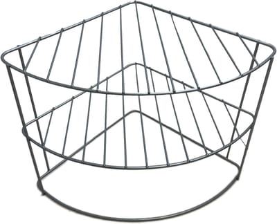3BMT® Hoekkastrek - 3 Laags Bordenrek - Serviesorganizer - Grijs