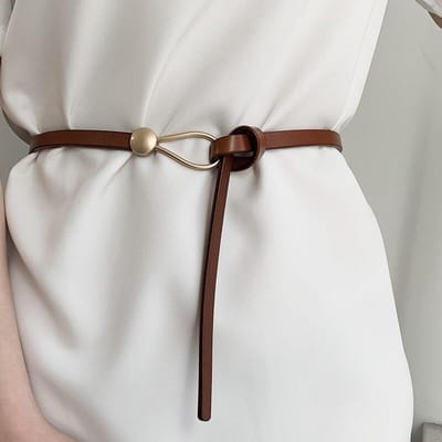 Luxe Vrouwen Riem - Tailleband - Jurk Riem - Fashion - Accessoires - Multifunctionele Riem - Tailleriem Dames - Camel