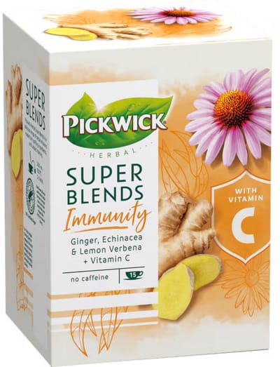 Pickwick Super Blends Immunity 1,5gr - 4x 15 stuks