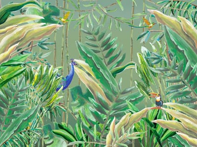 Behang staal Jungle Forest origineel