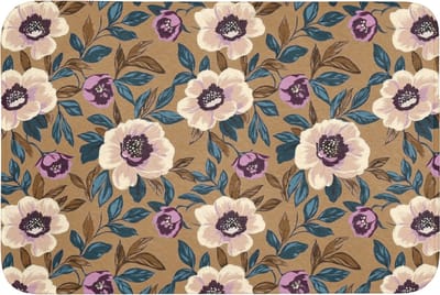 Badmat 90x60 cm - Antislip - Floraal - Stilleven - Kleurrijk - Badmatten voor badkamer - Badkamermat - Douchemat - Badkamer mat