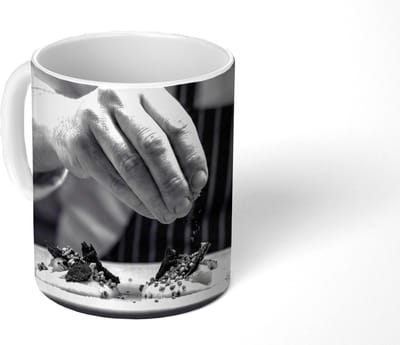 Mok - Koffiemok - Chef - Garnering - Gerecht - Mokken - 350 ML - Beker - Koffiemokken - Theemok
