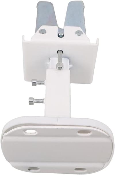 Radiatorsteun Vloerbeugel - Verstelbare Radiatorvoet - Stabiele Verwarming - Vergrendelingsplaat - 21.70X12.00X9.80CM - Wit