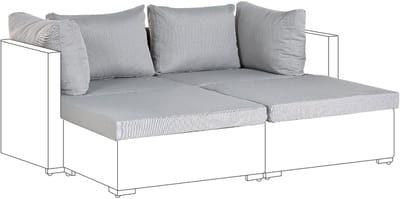 NOTO - Kussenhoezen - Grijs - Polyester