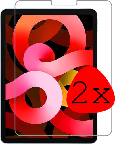 Screenprotector - 2 Stuks Geschikt voor Apple iPad Air 5 (2022) - 10.9 inch - 5e Generatie - M1 - Extra Sterk - Beschermglas - Gehard Glas - Tempered Glass - Screen Protector