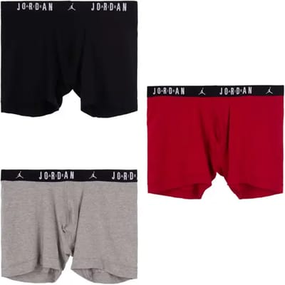 Jordan Jhm Flight Cotton Core 3pk Boxershorts Rood Kh24