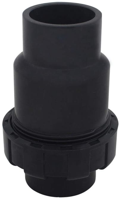 Dailygoody - Check Valve Water - PVC - Voor waterpomp - 32mm - Bal - Geschikt voor zwembaden - Verstelbare verbinding