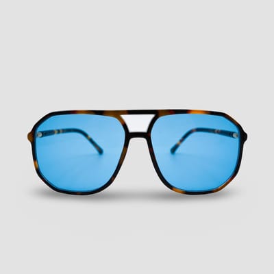 Montuurtjevoorjou - Perfetto Blue - Zonnebril - Heren - Dames - Festival Bril - Blue