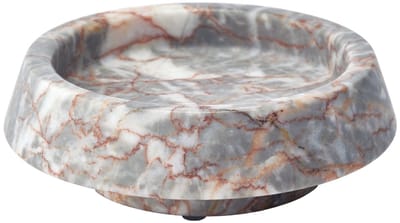 Orion Zeepbakje Almond | Lichtgrijs / Beige / Roze | Natuursteen
