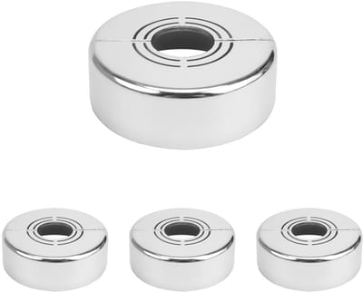 Dailygoods- Rozetten Hoogwaardig ABS - 4 Stukken - Verstelbaar - Waterdicht - Roestvrij - Decoratieve Afdekking - Afdekplaten