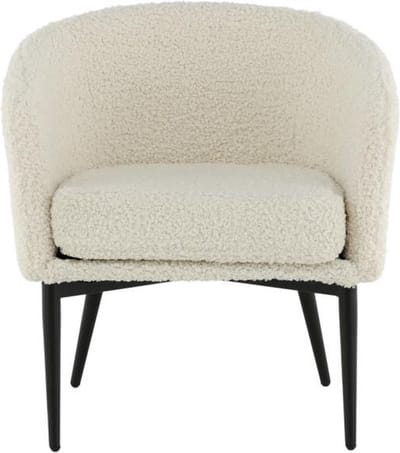 Svea - Liro fauteuil - teddy - wit