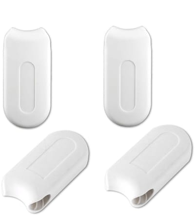 Dailygoods- Snoergewicht 4 Stuks - Jaloeziegreep - Kettingverzwaarder - Accessoires voor Rolgordijnen - Kunststof - Duurzaam en Eenvoudig te Installeren - Jaloeziegewicht