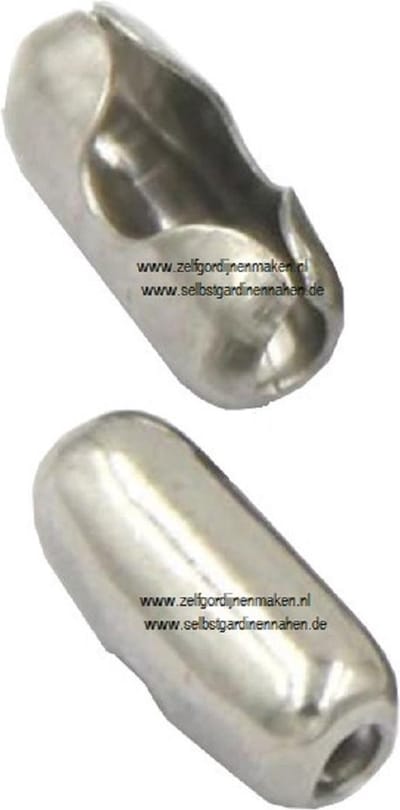 10 stuks Ketting Verbinder - Metaal - Connector - Rolgordijn Kettingverbinder