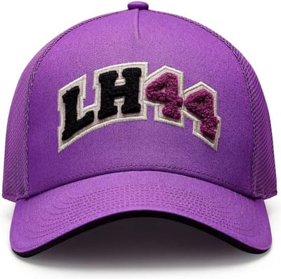Mercedes LH44 Trucker Cap Paars - Lewis Hamilton - Mercedes F1 -