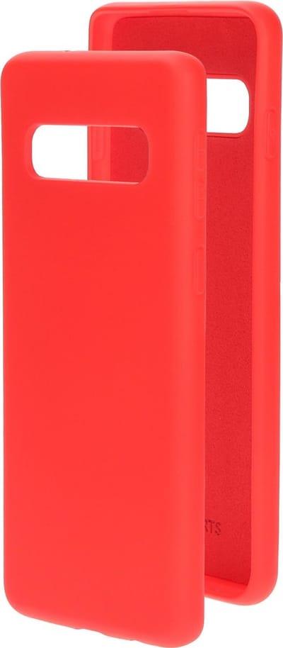 Mobiparts hoesje geschikt voor de Samsung Galaxy S10 - Siliconen - Rood