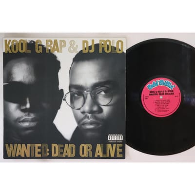 LP Plaat KOOL G RAP & D.J. POLO - Gezocht: Dead Or Alive CC9011 Cold Chillin' 1997 US Rap & Hip-Hop/R&B Gebruikt white