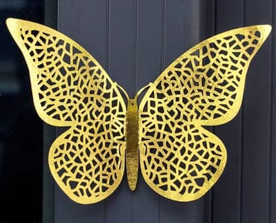 Actie4you® - 3D Vlinder Stickers - 12 stuks – Muurdecoratie - Decoratie voor kinderkamer & babykamer - Vlinders - Muurvlinder - Wanddecoratie - Driedimensionaal - Muur stickers – Goud