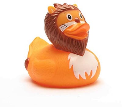 Badeend Leeuw incl. Sleutelhanger Set - Perfect Speelgoed voor Kinderen