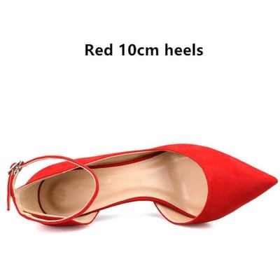 Plus Size 33 -46 Vrouwen 10cm 8cm 6cm Hoge Hakken Pumps Vrouwelijke Sexy Puntige Neus Stiletto Hoge Hakken Lady Scarpins Hollow Schoenen 41 beige