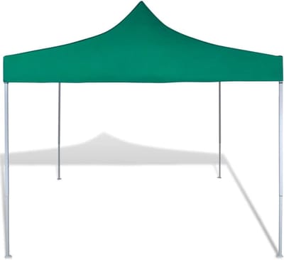 Stabiele Tuintent - Opvouwbare Partytent - Outdoor Evenementen - Gepoedercoat Stalen Frame - 3x3 Meter - Groen