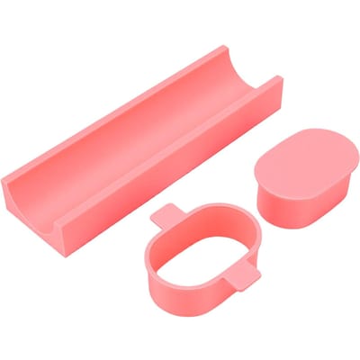Cakesicle Vormenset Herbruikbaar Makkelijk Los te Maken Cake Pop Vorm Kit voor Thuis Bakken Verjaardagsfeestjes Roze pink