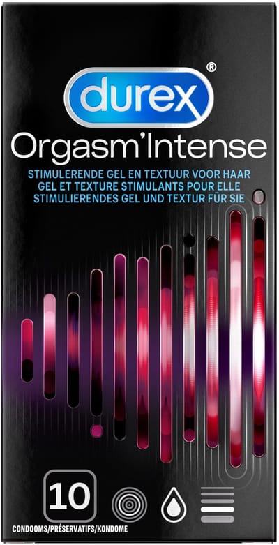 Durex Condooms Orgasm Intense 10st - 5 Stuks - Voordeelverpakking