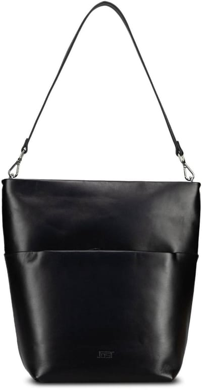 JOST Leren schoudertas business tas Arva Tote Bag Black zwart